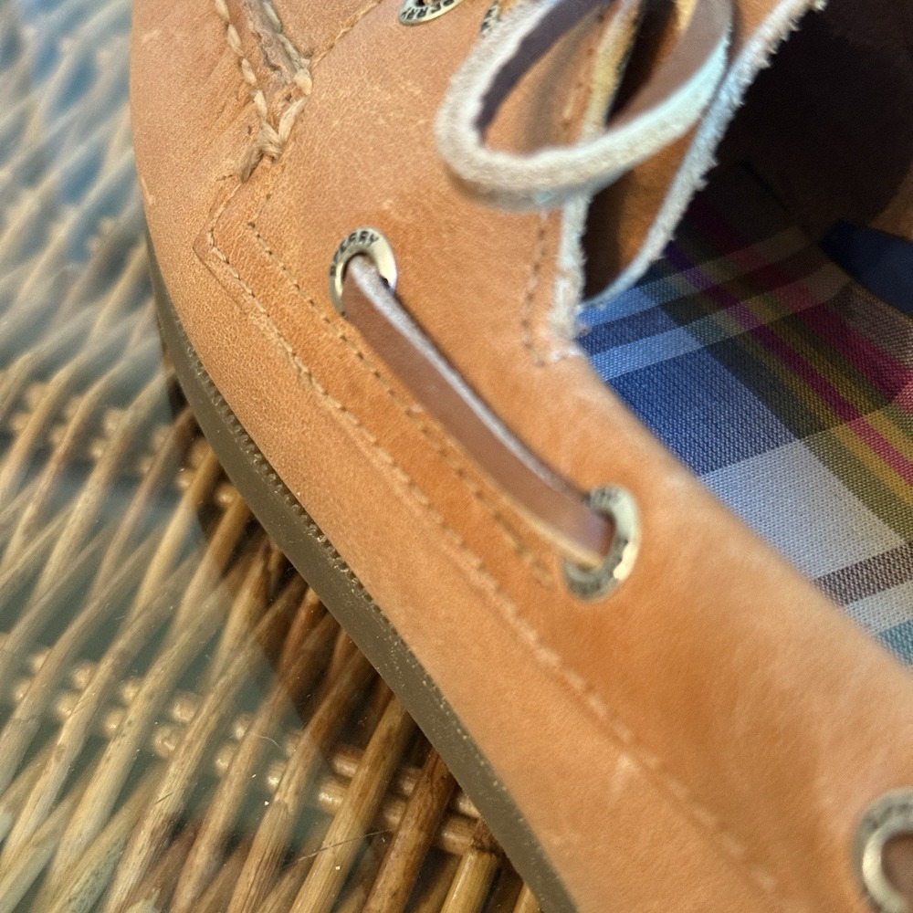 WOMENS SPERRY BOAT SHOE AO 2-EYE BROWN SHOES SIZE 7 - Picture 11 of 11